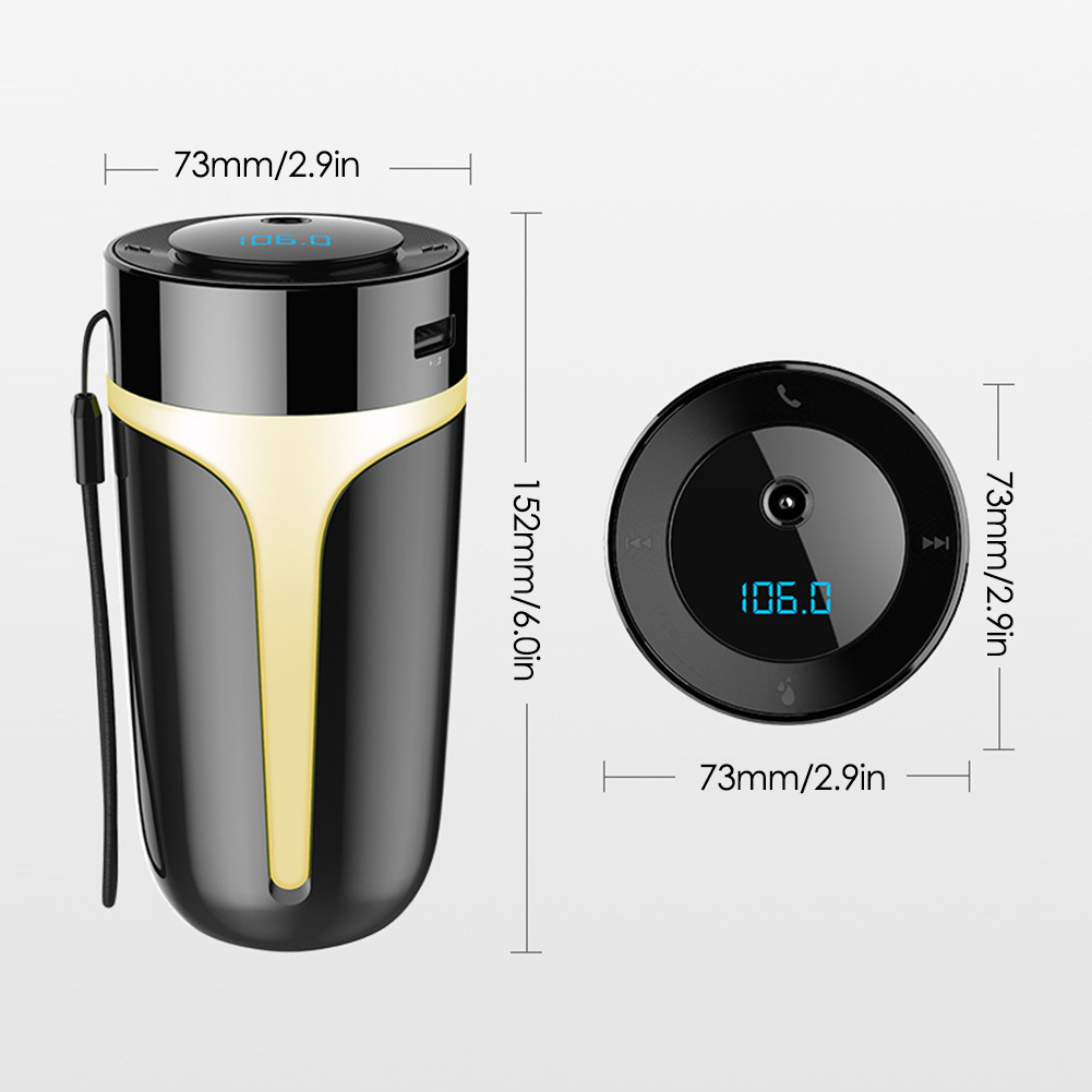 Αρωματικός Υγραντήρας Αυτοκινήτου με Ηχείο - Bluetooth - Handsfree & LED - Car Diffuser Humidifier Aromatotherapy Αρωματικός Υγραντήρας Αυτοκινήτου με Ηχείο - Bluetooth - Handsfree & LED - Car Diffuser Humidifier Aromatotherapy