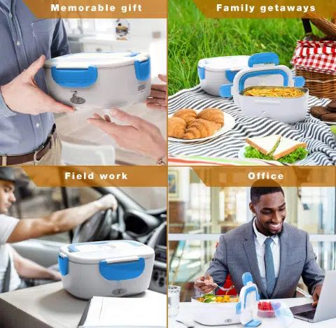 Arrango Ηλεκτρικό Θερμαινόμενο Αεροστεγές Δοχείο Φαγητού 40W Inox Arrango Ηλεκτρικό Θερμαινόμενο Αεροστεγές Δοχείο Φαγητού 40W Inox