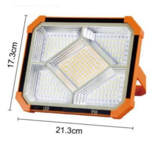 Ηλιακός Επαναφορτιζόμενος Φακός Εργασίας LED 50W Arrango Ηλιακός Επαναφορτιζόμενος Φακός Εργασίας LED 50W Arrango