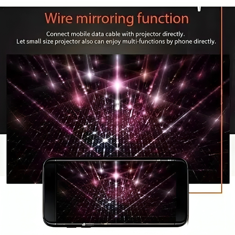 Arrango Mini Φορητός LED Προτζέκτορας - Προβολέας FULL HD 1080p Arrango Mini Φορητός LED Προτζέκτορας - Προβολέας FULL HD 1080p