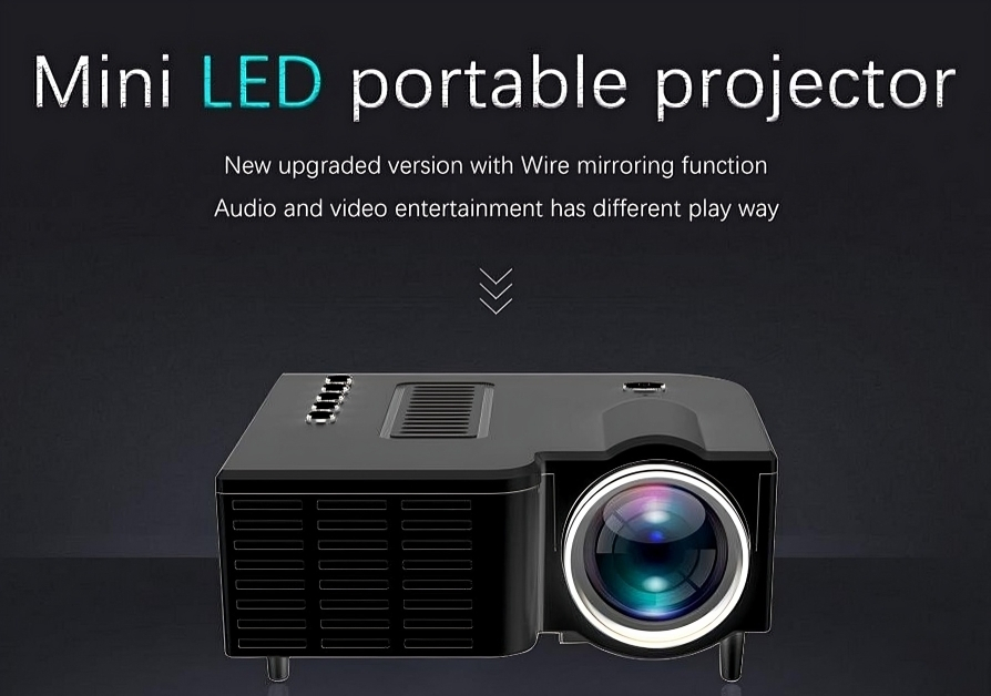 Arrango Mini Φορητός LED Προτζέκτορας - Προβολέας FULL HD 1080p Arrango Mini Φορητός LED Προτζέκτορας - Προβολέας FULL HD 1080p