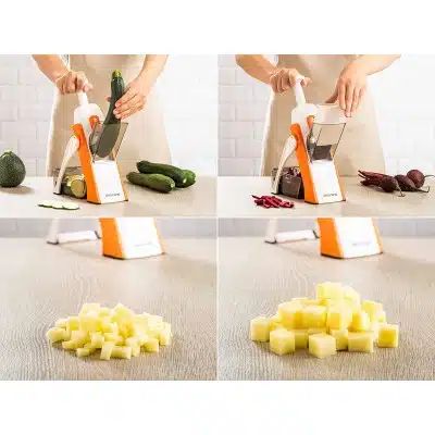 Ασφαλής Πολυκόφτης Ακριβείας Μαντολίνο για Φρούτα και Λαχανικά Delimano Ασφαλής Πολυκόφτης Ακριβείας Μαντολίνο για Φρούτα και Λαχανικά Delimano