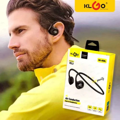 Ασύρματα Αδιάβροχα Air Conduction Ακουστικά Bluetooth V5.3 με Ακύρωση Θορύβου KLGO Ασύρματα Αδιάβροχα Air Conduction Ακουστικά Bluetooth V5.3 με Ακύρωση Θορύβου KLGO
