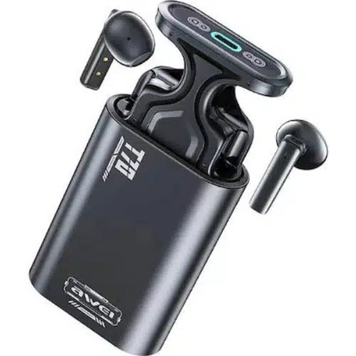 Awei T70 Ασύρματα Ακουστικά Bluetooth 5.3 με Αντοχή στον Ιδρώτα και Θήκη Φόρτισης Μαύρα Awei T70 Ασύρματα Ακουστικά Bluetooth 5.3 με Αντοχή στον Ιδρώτα και Θήκη Φόρτισης Μαύρα