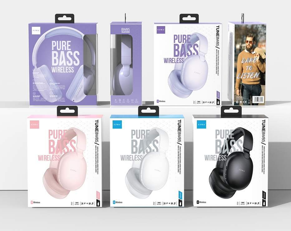 Ασύρματα Ακουστικά Bluetooth Αναδιπλούμενα - EZRA Ασύρματα Ακουστικά Bluetooth Αναδιπλούμενα - EZRA