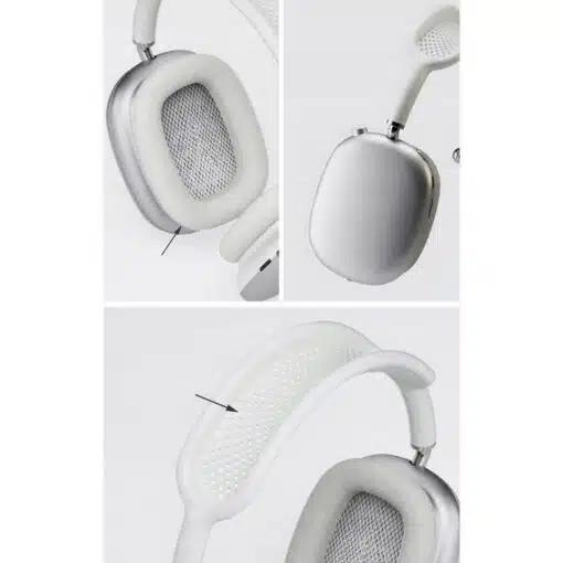 Ασύρματα Ακουστικά Bluetooth Headphones Λευκό-Ασημί-Over Ear Ασύρματα Ακουστικά Bluetooth Headphones Λευκό-Ασημί-Over Ear