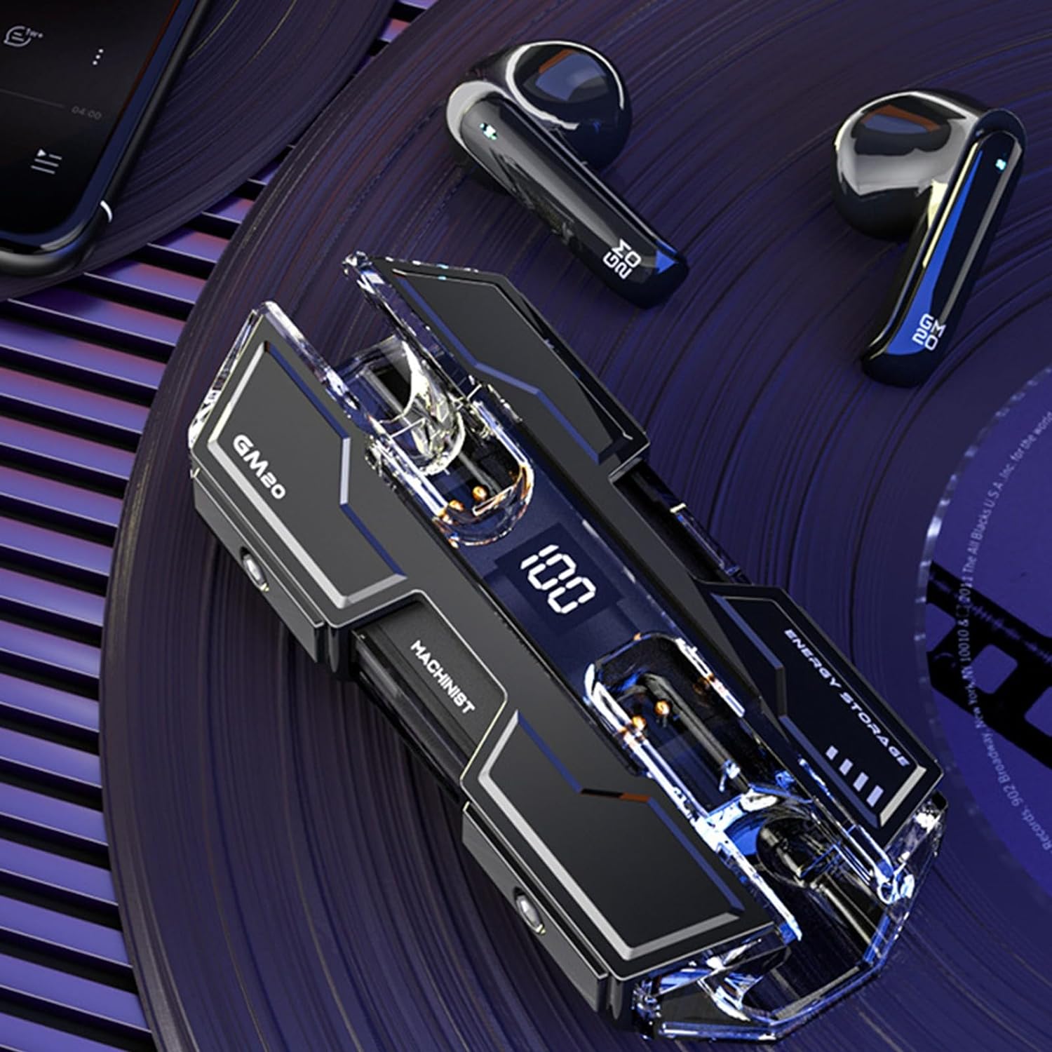 Ασύρματα Ακουστικά Bluetooth Hi-Fi με Θήκη Φόρτισης - Andowl Ασύρματα Ακουστικά Bluetooth Hi-Fi με Θήκη Φόρτισης - Andowl