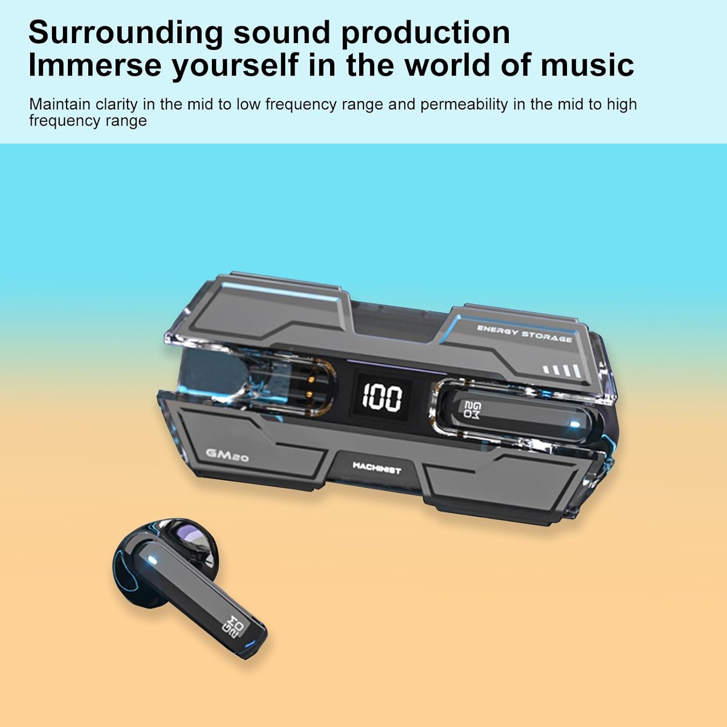 Ασύρματα Ακουστικά Bluetooth Hi-Fi με Θήκη Φόρτισης - Andowl Ασύρματα Ακουστικά Bluetooth Hi-Fi με Θήκη Φόρτισης - Andowl