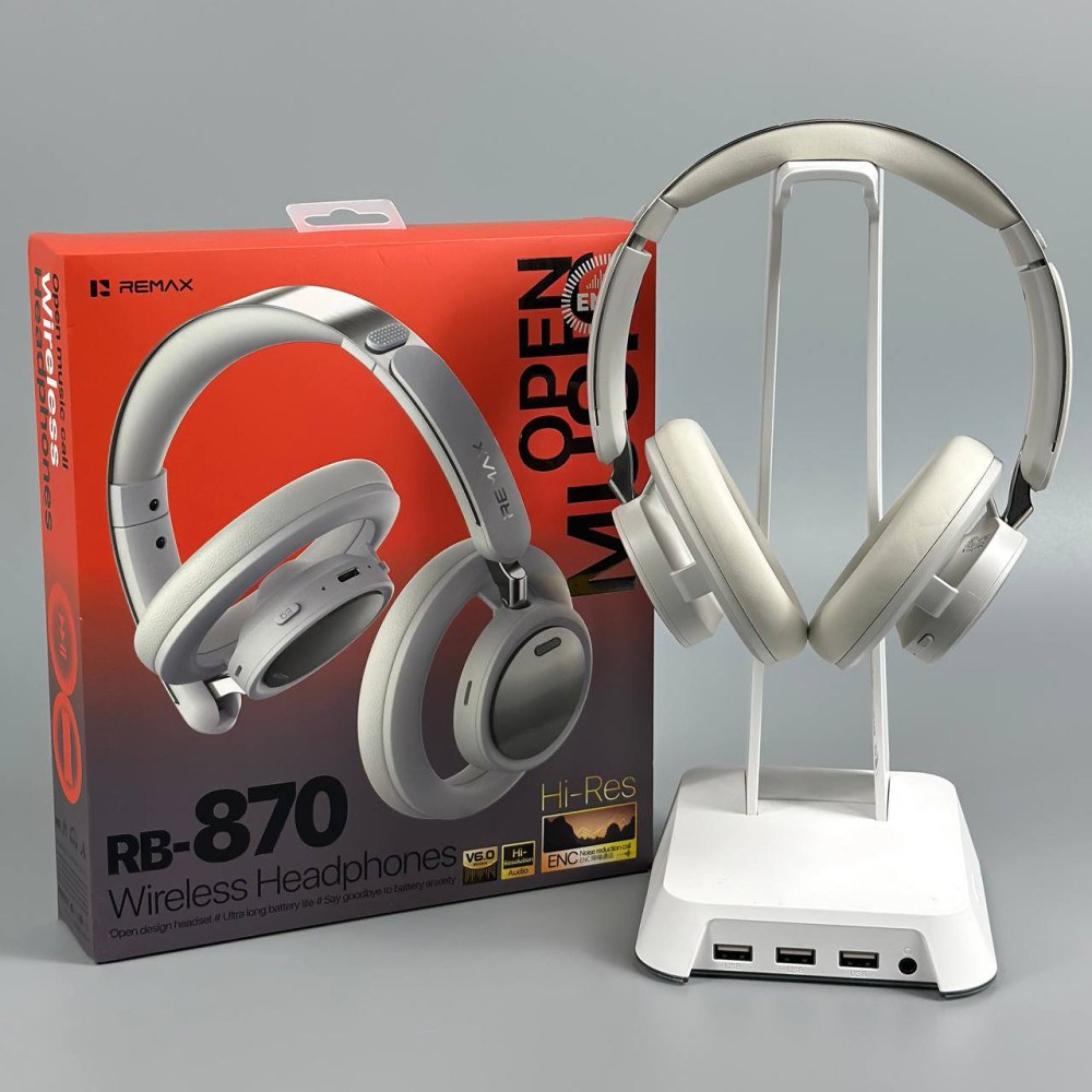Ασύρματα Ακουστικά On-Ear Remax RB-870 – Hi-Res Audio & Bluetooth 6.0 | Ελαφριά, με Μικρόφωνο, Μακρά Αυτονομία για Μουσική & Κλήσεις Ασύρματα Ακουστικά On-Ear Remax RB-870 – Hi-Res Audio & Bluetooth 6.0 | Ελαφριά, με Μικρόφωνο, Μακρά Αυτονομία για Μουσική & Κλήσεις