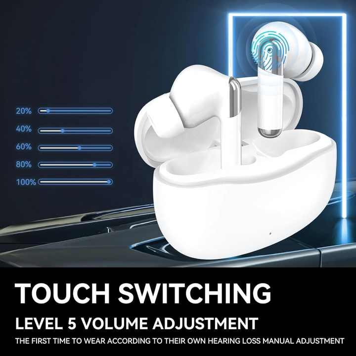 Ασύρματα Bluetooth Ακουστικά In-Ear με Active Noise Cancelation και Θήκη Φόρτισης - Diinami Ασύρματα Bluetooth Ακουστικά In-Ear με Active Noise Cancelation και Θήκη Φόρτισης - Diinami