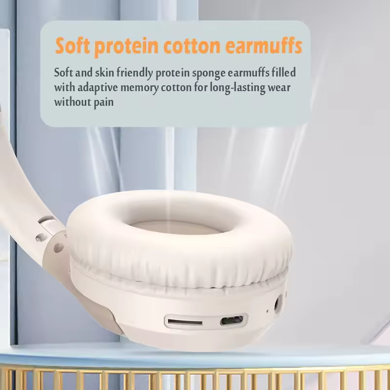 Ασύρματα Bluetooth Ακουστικά Over-Ear με Υποδοχή TF, Μικρόφωνο και Αναδιπλούμενο Σχεδιασμό Ασύρματα Bluetooth Ακουστικά Over-Ear με Υποδοχή TF, Μικρόφωνο και Αναδιπλούμενο Σχεδιασμό