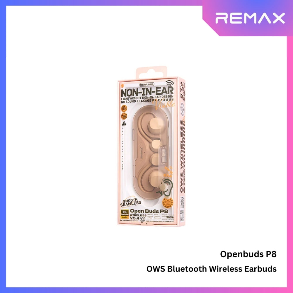 Ασύρματα Bluetooth Non-In-Ear Ακουστικά με Θήκη Φόρτισης - Remax Openbuds OwS Ασύρματα Bluetooth Non-In-Ear Ακουστικά με Θήκη Φόρτισης - Remax Openbuds OwS