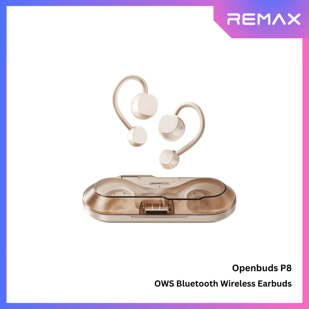 Ασύρματα Bluetooth Non-In-Ear Ακουστικά με Θήκη Φόρτισης - Remax Openbuds OwS Ασύρματα Bluetooth Non-In-Ear Ακουστικά με Θήκη Φόρτισης - Remax Openbuds OwS