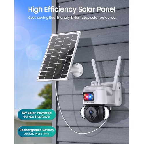 Ασύρματη Αδιάβροχη 4G Ηλιακή Κάμερα 4K με Αισθητήρα Παρακολούθησης και Νυχτερινή Όραση - Andowl Ασύρματη Αδιάβροχη 4G Ηλιακή Κάμερα 4K με Αισθητήρα Παρακολούθησης και Νυχτερινή Όραση - Andowl