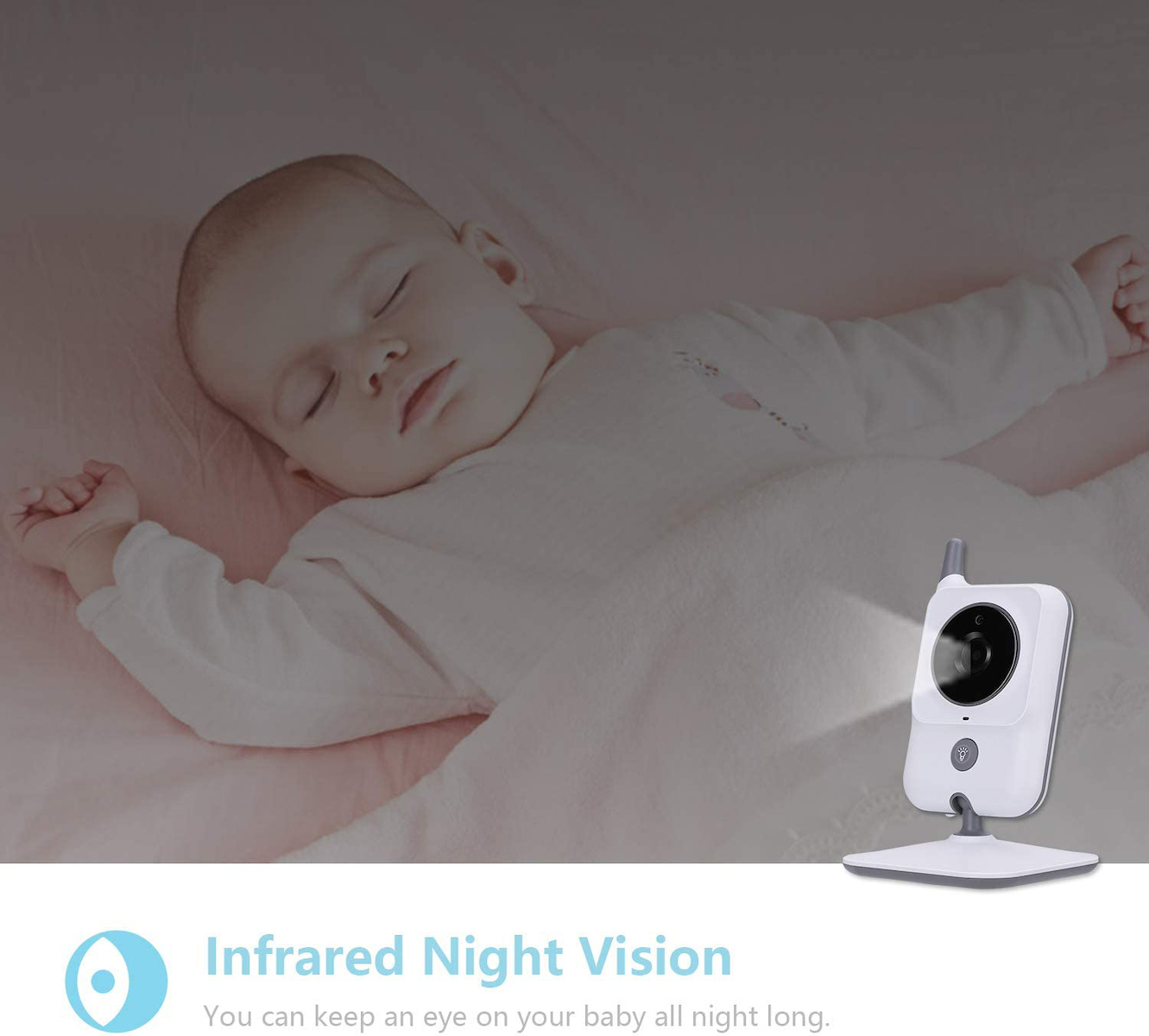 Ασύρματη Ενδοεπικοινωνία Μωρού - Baby Monitor με Οθόνη 3.2