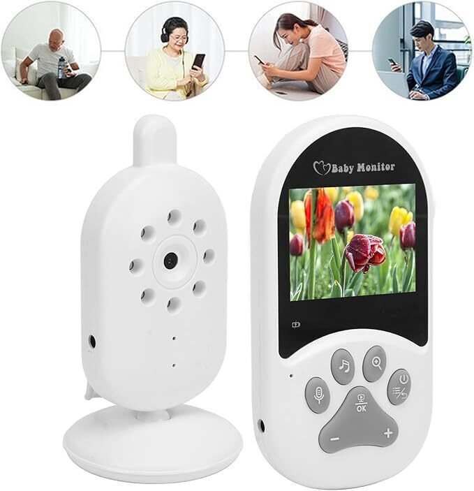 Ασύρματη Ενδοεπικοινωνία Μωρού με Κάμερα & Οθόνη 2.4
