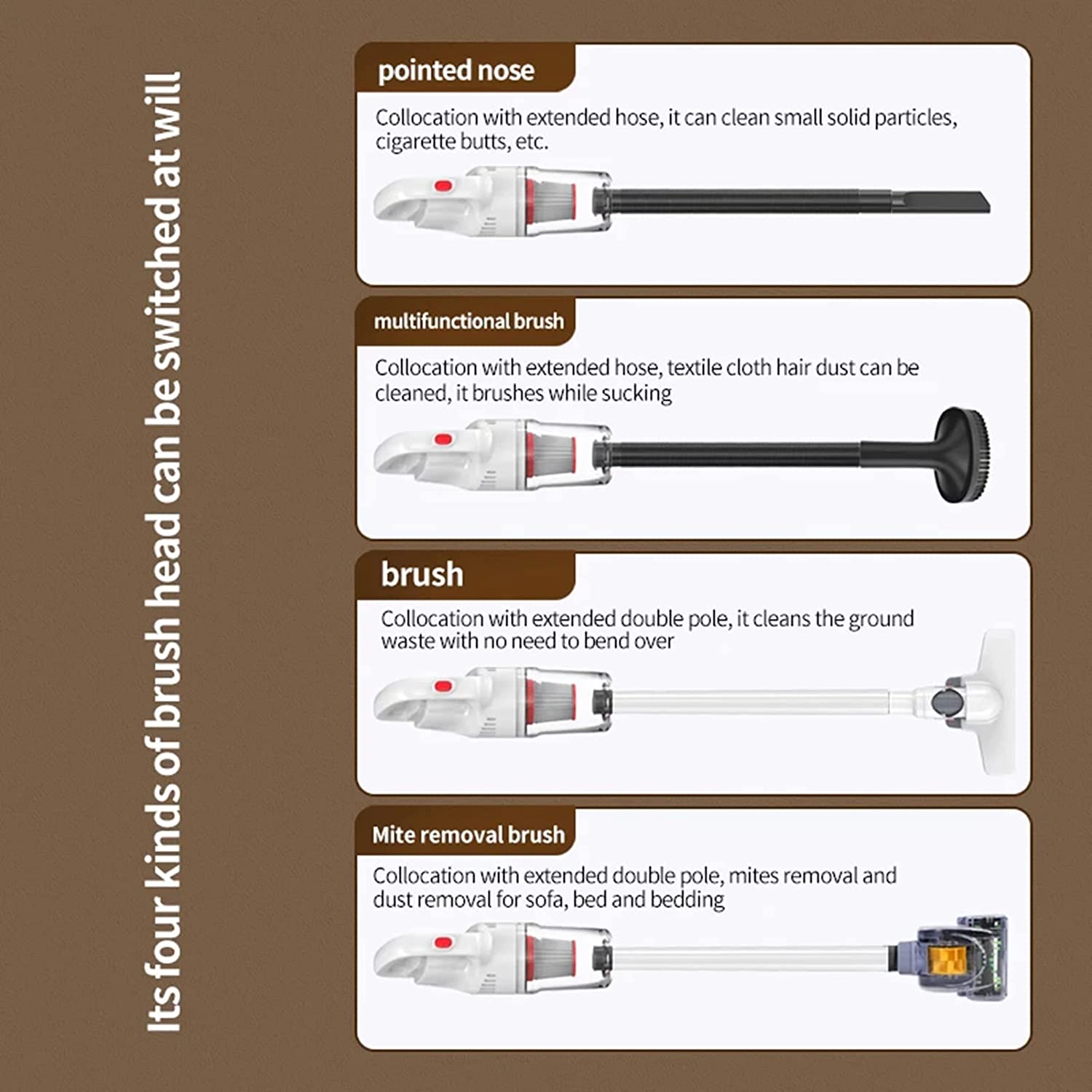 Ασύρματη Επαναφορτιζόμενη USB Μίνι Ηλεκτρική Σκούπα με Προέκταση Ασύρματη Επαναφορτιζόμενη USB Μίνι Ηλεκτρική Σκούπα με Προέκταση