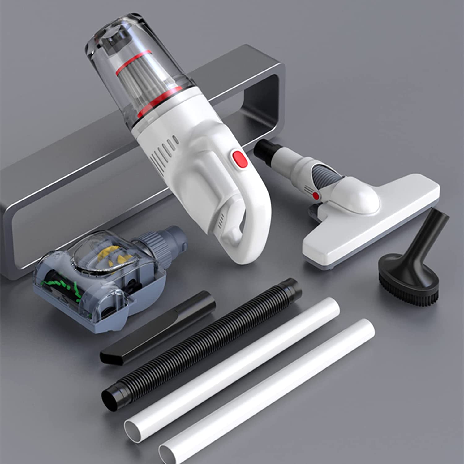 Ασύρματη Επαναφορτιζόμενη Μίνι Ηλεκτρική Σκούπα με Προέκταση Ασύρματη Επαναφορτιζόμενη Μίνι Ηλεκτρική Σκούπα με Προέκταση