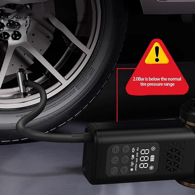 Ασύρματη Φορητή Αντλία Αέρα και Ηλεκτρική Σκούπα Αυτοκινήτου 5 σε 1 με Ψηφιακό Μανόμετρο Ασύρματη Φορητή Αντλία Αέρα και Ηλεκτρική Σκούπα Αυτοκινήτου 5 σε 1 με Ψηφιακό Μανόμετρο