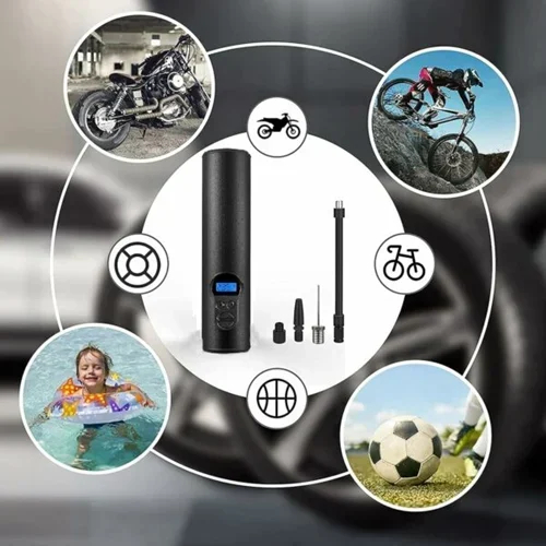 Ασύρματη επαναφορτιζόμενη τρόμπα αυτοκινήτου 6000mAh Aerbes μαύρη Ασύρματη επαναφορτιζόμενη τρόμπα αυτοκινήτου 6000mAh Aerbes μαύρη