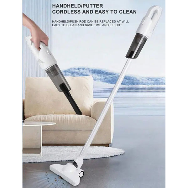 Ασύρματη Ηλεκτρική Επαναφορτιζόμενη Σκούπα Stick Και Χειρός 7.4V Λευκή Ασύρματη Ηλεκτρική Επαναφορτιζόμενη Σκούπα Stick Και Χειρός 7.4V Λευκή