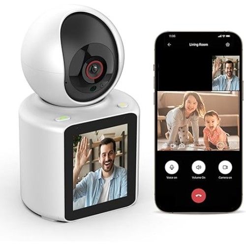 Ασύρματη Κάμερα Andowl 1080p 4K Wi-Fi Bluetooth USB Οθόνη 2.8