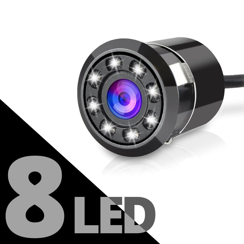 Ασύρματη Κάμερα Οπισθοπορείας Αυτοκινήτου με Νυχτερινή Λήψη και 8 LED – Universal Ασύρματη Κάμερα Οπισθοπορείας Αυτοκινήτου με Νυχτερινή Λήψη και 8 LED – Universal