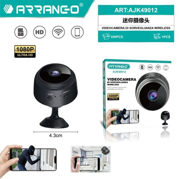 Ασύρματη Mini Κάμερα CCTV 1080p Ultra HD Arrango Ασύρματη Mini Κάμερα CCTV 1080p Ultra HD Arrango