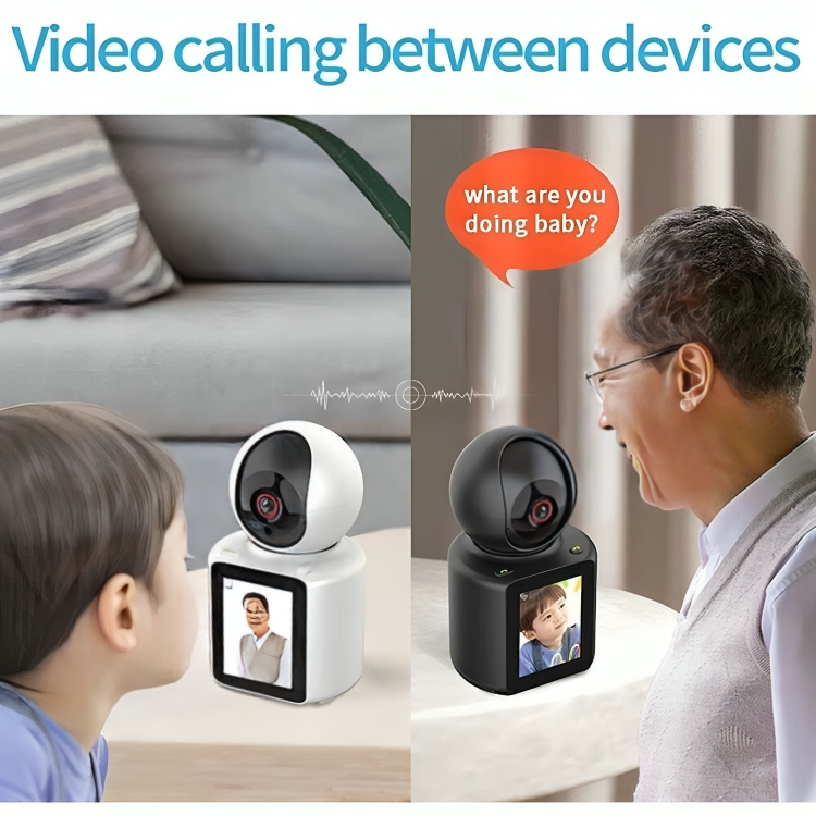 Ασύρματη Περιστερφόμενη Κάμερα Παρακολούθησης Οικιακής Χρήσης με Οθόνη 2,8 Ιντσών και Βιντεοκλήση Ασύρματη Περιστερφόμενη Κάμερα Παρακολούθησης Οικιακής Χρήσης με Οθόνη 2,8 Ιντσών και Βιντεοκλήση