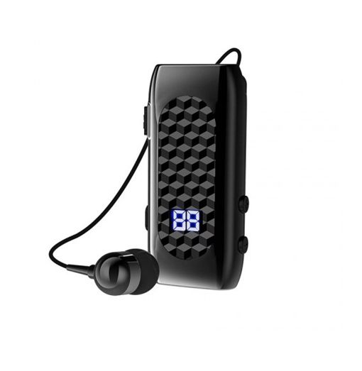 Ασύρματο Ακουστικό Bluetooth Handsfree – Ανασυρόμενο Ακουστικό Πέτου Μαύρο Ασύρματο Ακουστικό Bluetooth Handsfree – Ανασυρόμενο Ακουστικό Πέτου Μαύρο