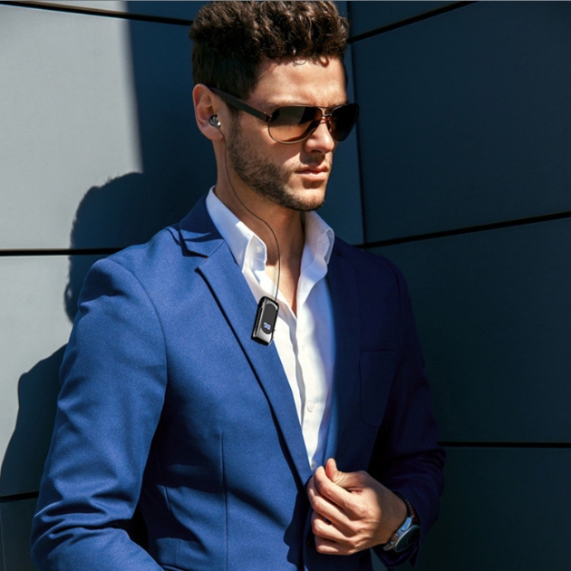 Ασύρματο Ακουστικό Bluetooth Handsfree - K55 Retractable - Μαύρο - για Android και iOS Ασύρματο Ακουστικό Bluetooth Handsfree - K55 Retractable - Μαύρο - για Android και iOS