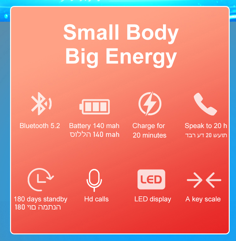 Ασύρματο Ακουστικό Bluetooth Handsfree - K55 Retractable - Μαύρο - για Android και iOS Ασύρματο Ακουστικό Bluetooth Handsfree - K55 Retractable - Μαύρο - για Android και iOS