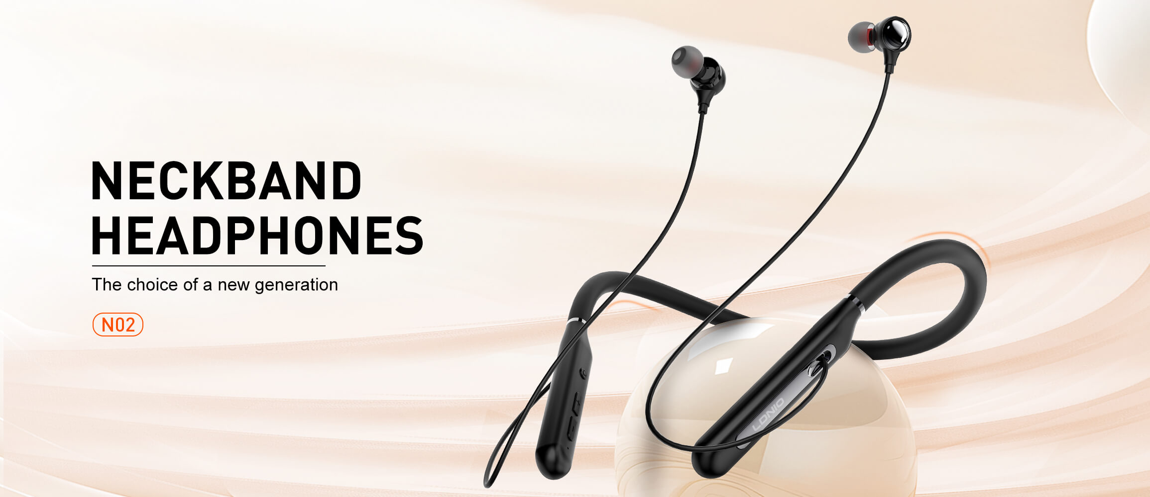 Ασύρματο Bluetooth Neckband Headset με Hi-Fi Ήχο & Άνετο Σχεδιασμό - LDNIO Ασύρματο Bluetooth Neckband Headset με Hi-Fi Ήχο & Άνετο Σχεδιασμό - LDNIO