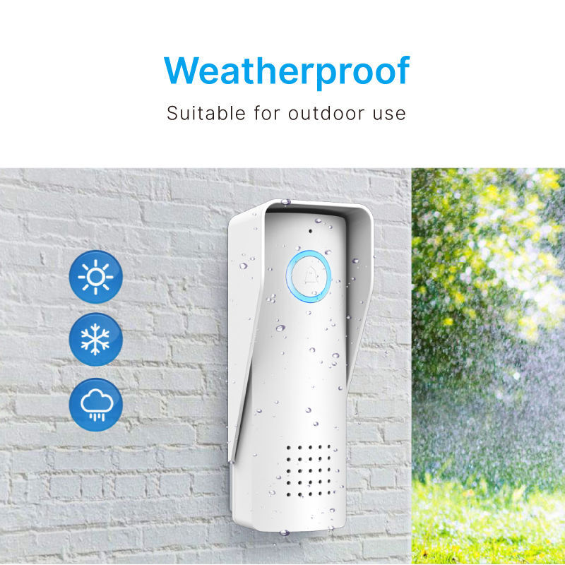 Ασύρματο Επαναφορτιζόμενο Κουδούνι Πόρτας με Σύστημα Ενδοεπικοινωνίας Ασύρματο Επαναφορτιζόμενο Κουδούνι Πόρτας με Σύστημα Ενδοεπικοινωνίας