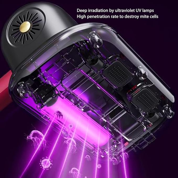 Ασύρματο Επαναφορτιζόμενο Σκουπάκι Χειρός για Ακάρεα & Σκόνη - Απολύμανση Χώρου με UV - 50W Ασύρματο Επαναφορτιζόμενο Σκουπάκι Χειρός για Ακάρεα & Σκόνη - Απολύμανση Χώρου με UV - 50W
