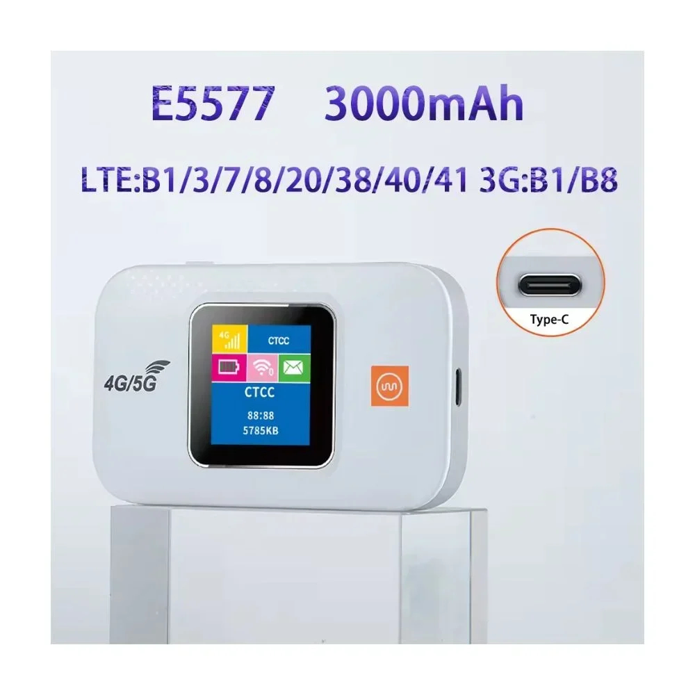 Ασύρματο Φορητό 4G Hotspot Ρούτερ Sim WiFi Τσέπης με Μέγιστη Ταχύτητα 300Mbps και Οθόνη EME Λευκό Ασύρματο Φορητό 4G Hotspot Ρούτερ Sim WiFi Τσέπης με Μέγιστη Ταχύτητα 300Mbps και Οθόνη EME Λευκό