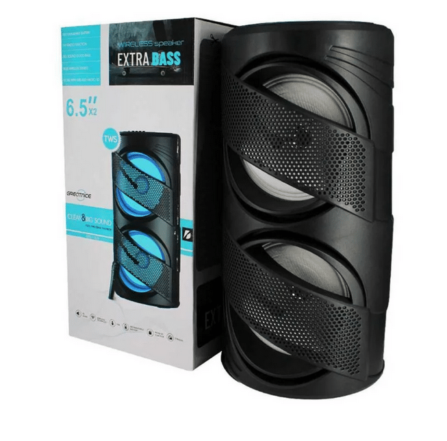 Ασύρματο Φορητό Bluetooth Ηχείο με Ενσύρματο Μικρόφωνο USB/SD/AUX και Μπαταρία 1200mAh Ασύρματο Φορητό Bluetooth Ηχείο με Ενσύρματο Μικρόφωνο USB/SD/AUX και Μπαταρία 1200mAh