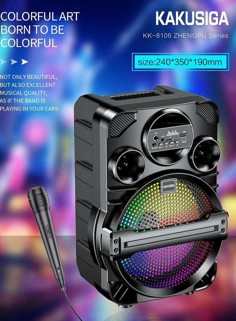 Ασύρματο Φορητό Ηχείο Bluetooth 16W με Ενσωματωμένο Μικρόφωνο και RGB Φωτισμό Ασύρματο Φορητό Ηχείο Bluetooth 16W με Ενσωματωμένο Μικρόφωνο και RGB Φωτισμό