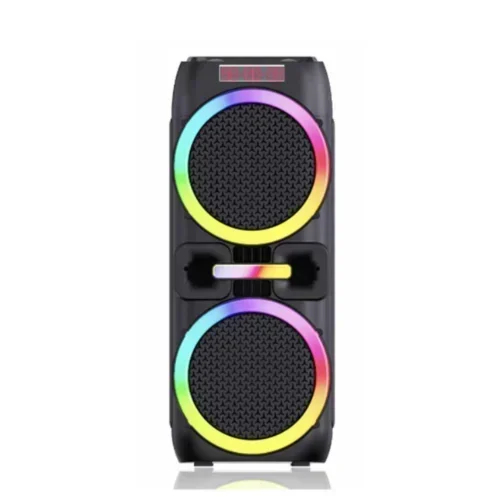 Ασύρματο Φορητό Ηχείο Bluetooth με LED RGB Φωτισμό, Τηλεχειριστήριο & Μικρόφωνο Ασύρματο Φορητό Ηχείο Bluetooth με LED RGB Φωτισμό, Τηλεχειριστήριο & Μικρόφωνο