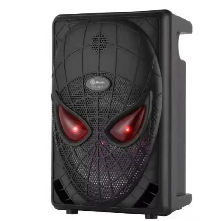 Ασύρματο Φορητό Ηχείο Bluetooth Με Μικρόφωνο, LED Φωτισμό, USB, AUX, FM Ραδιόφωνο και TF σε Μαύρο Χρώμα Ασύρματο Φορητό Ηχείο Bluetooth Με Μικρόφωνο, LED Φωτισμό, USB, AUX, FM Ραδιόφωνο και TF σε Μαύρο Χρώμα