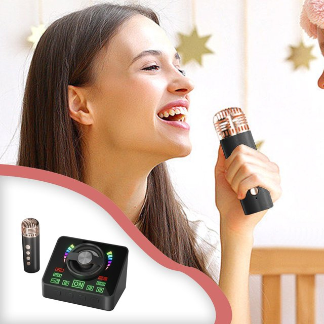 Ασύρματο Ηχείο Bluetooth Karaoke με 2 Μικρόφωνα, USB & TF Card Ασύρματο Ηχείο Bluetooth Karaoke με 2 Μικρόφωνα, USB & TF Card