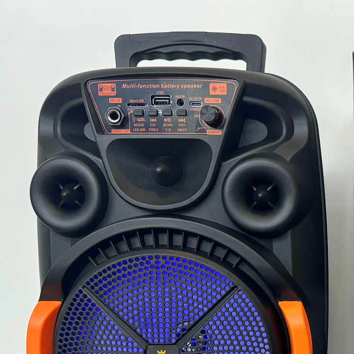 Ασύρματο Ηχείο Bluetooth Karaoke με Ενσύρματο Μικρόφωνο και Φωτισμό LED Ασύρματο Ηχείο Bluetooth Karaoke με Ενσύρματο Μικρόφωνο και Φωτισμό LED