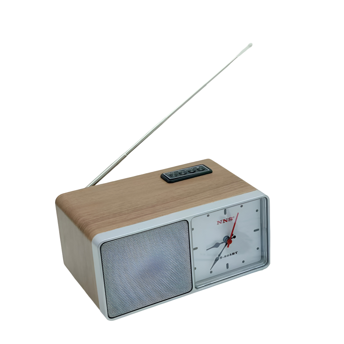 Ασύρματο Ηχείο Bluetooth με FM Ραδιόφωνο & Ρολόι – USB,TF - Retro Ξύλινος Σχεδιασμός Ασύρματο Ηχείο Bluetooth με FM Ραδιόφωνο & Ρολόι – USB,TF - Retro Ξύλινος Σχεδιασμός