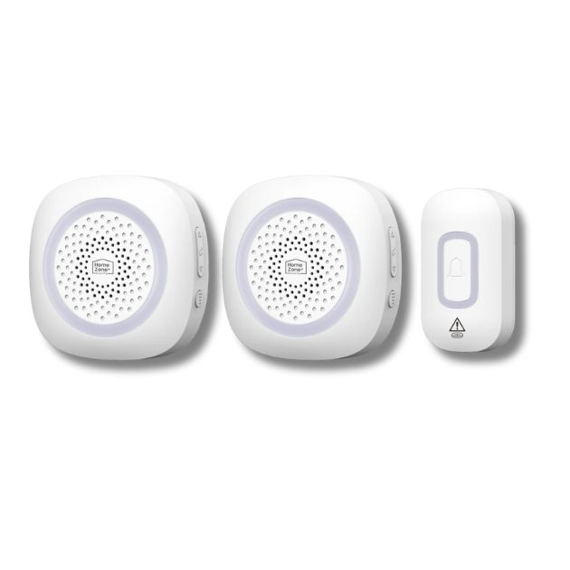 Ασύρματο Κουδούνι Πόρτας με 2 Δέκτες Ακτίνας Συνδεσιμότητας 300 m - 60 Επιλογές Μελωδίας και RGB LED Φωτισμό Ασύρματο Κουδούνι Πόρτας με 2 Δέκτες Ακτίνας Συνδεσιμότητας 300 m - 60 Επιλογές Μελωδίας και RGB LED Φωτισμό