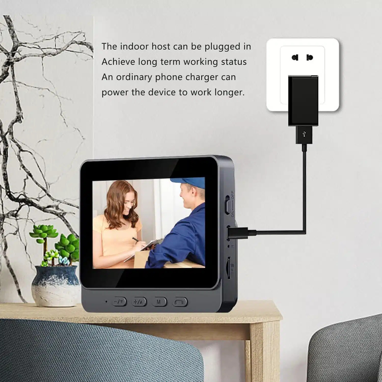 Ασύρματο Κουδούνι Πόρτας με Ευρυγώνιο Φακό Eνδοεπικοινωνία Wi-Fi Μεγάλης Εμβέλειας και Οθόνη 4.3″ Night Vision Κάμερα 2.4 GHz 1080P Ασύρματο Κουδούνι Πόρτας με Ευρυγώνιο Φακό Eνδοεπικοινωνία Wi-Fi Μεγάλης Εμβέλειας και Οθόνη 4.3″ Night Vision Κάμερα 2.4 GHz 1080P