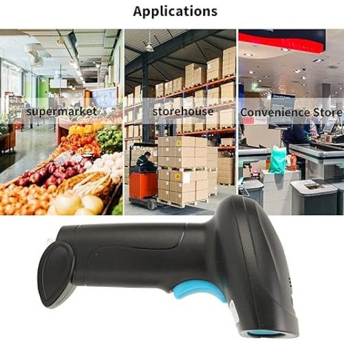 Ασύρματο Laser Barcode Scanner με USB - Bluetooth Χειρός Andowl Επαναφορτιζόμενομε Δυνατότητα Ανάγνωσης 1D 2D και QR Barcodes Μαύρο-Μπλε Ασύρματο Laser Barcode Scanner με USB - Bluetooth Χειρός Andowl Επαναφορτιζόμενομε Δυνατότητα Ανάγνωσης 1D 2D και QR Barcodes Μαύρο-Μπλε