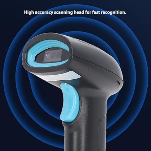 Ασύρματο Laser Barcode Scanner με USB - Bluetooth Χειρός Andowl Επαναφορτιζόμενομε Δυνατότητα Ανάγνωσης 1D 2D και QR Barcodes Μαύρο-Μπλε Ασύρματο Laser Barcode Scanner με USB - Bluetooth Χειρός Andowl Επαναφορτιζόμενομε Δυνατότητα Ανάγνωσης 1D 2D και QR Barcodes Μαύρο-Μπλε