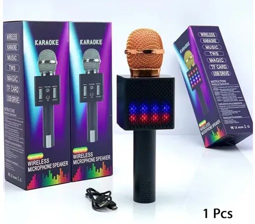 Ασύρματο Μικρόφωνο Καραόκε με Bluetooth & Ενσωματωμένο Ηχείο Ασύρματο Μικρόφωνο Καραόκε με Bluetooth & Ενσωματωμένο Ηχείο