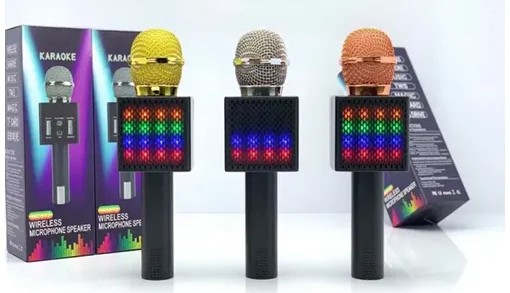 Ασύρματο Μικρόφωνο Καραόκε με Bluetooth & Ενσωματωμένο Ηχείο Ασύρματο Μικρόφωνο Καραόκε με Bluetooth & Ενσωματωμένο Ηχείο