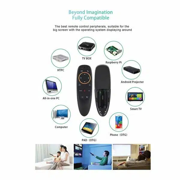 Ασύρματο Ποντίκι - Τηλεχειριστήριο με Φωνητική Λειτουργία για Ηλεκτρονικό Υπολογιστή, Android και Smart TV 2.4GHz Μαύρο Ασύρματο Ποντίκι - Τηλεχειριστήριο με Φωνητική Λειτουργία για Ηλεκτρονικό Υπολογιστή, Android και Smart TV 2.4GHz Μαύρο